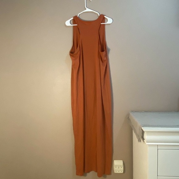 New Treasure & Bond Tank Midi Dress Sleeveless Red Sauce XXL Travel Beach aa4 - Picture 4 of 4